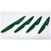 Image 3 : Orgreenic Green Knife Set – 4pc