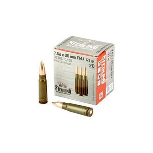 STERLING SC 762X39 123GR FMJ - 200 Rounds