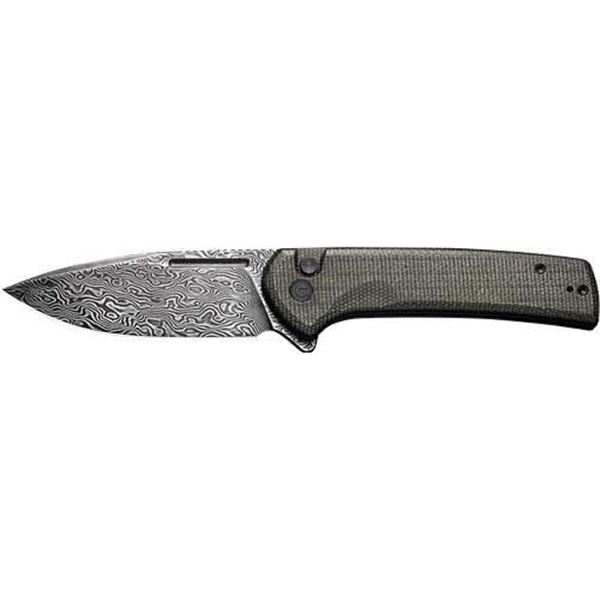 CIVIVI KNIFE CONSPIRATOR 3.48" DK GREEN MICARTA/BLK DAMASCUS