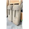 Image 2 : PAIR OF FOAM EASTER ISLAND MOAI MONOLITH PROPS 55"H X 15"W X 15"L