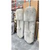 Image 2 : PAIR OF FOAM EASTER ISLAND MOAI MONOLITH PROPS 70"H X 22"W X 20"L