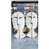 Image 1 : PAIR OF FOAM CYCLADIC IDOL PROPS 58"H X 25"W X 16"L