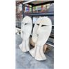 Image 2 : PAIR OF FOAM CYCLADIC IDOL PROPS 58"H X 25"W X 16"L