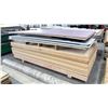 Image 2 : PALLET OF 8'L X 4'W PLYWOOD PANELS & PALLET OF ASSORTED SIZE FOAM PANELS & CORRUGATED PLASTIC