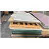 Image 2 : PALLET OF 8'L X 4'W PLYWOOD PANELS, FOAM PANELS & MORE