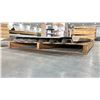 Image 3 : PALLET OF 10'L X 4'L FLAT METAL SIDING PANELS & ASSORTED SIZE RIDGED METAL SIDING PANELS