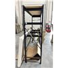 Image 3 : BLACK METAL SHELVING UNIT (ONLY 1 SHELF) 77"L X 6.5'H X 24"W