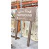Image 2 : SPIRE ROCK CAMPGROUND PROP SIGN 48"L X 75"H