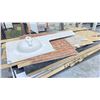 Image 2 : PALLET OF ASSORTED SIZE FOAM WALL DECOR, BATHROOM SINK, FOAM PANELS & MORE