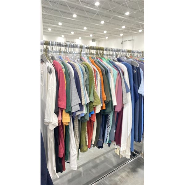 RACK OF ASSORTED WARDROBE CLOTHING *RACK INCLUDED & MUST BE TAKEN*