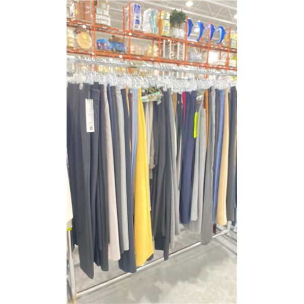 RACK OF ASSORTED WARDROBE CLOTHING *RACK INCLUDED & MUST BE TAKEN*
