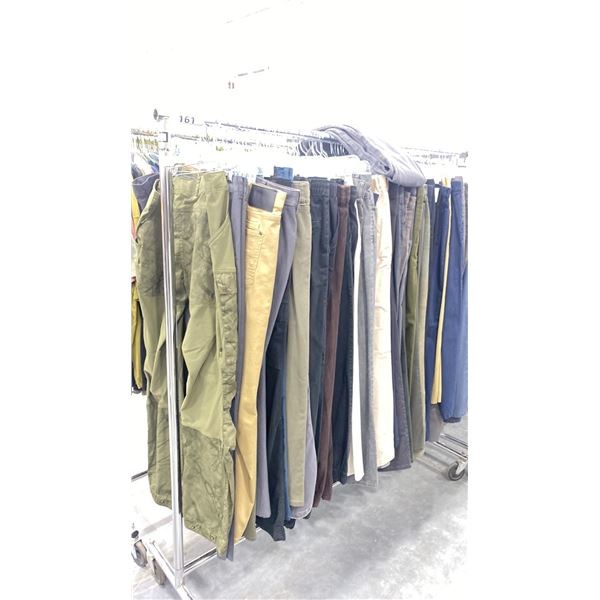 RACK OF ASSORTED WARDROBE CLOTHING *RACK INCLUDED & MUST BE TAKEN*