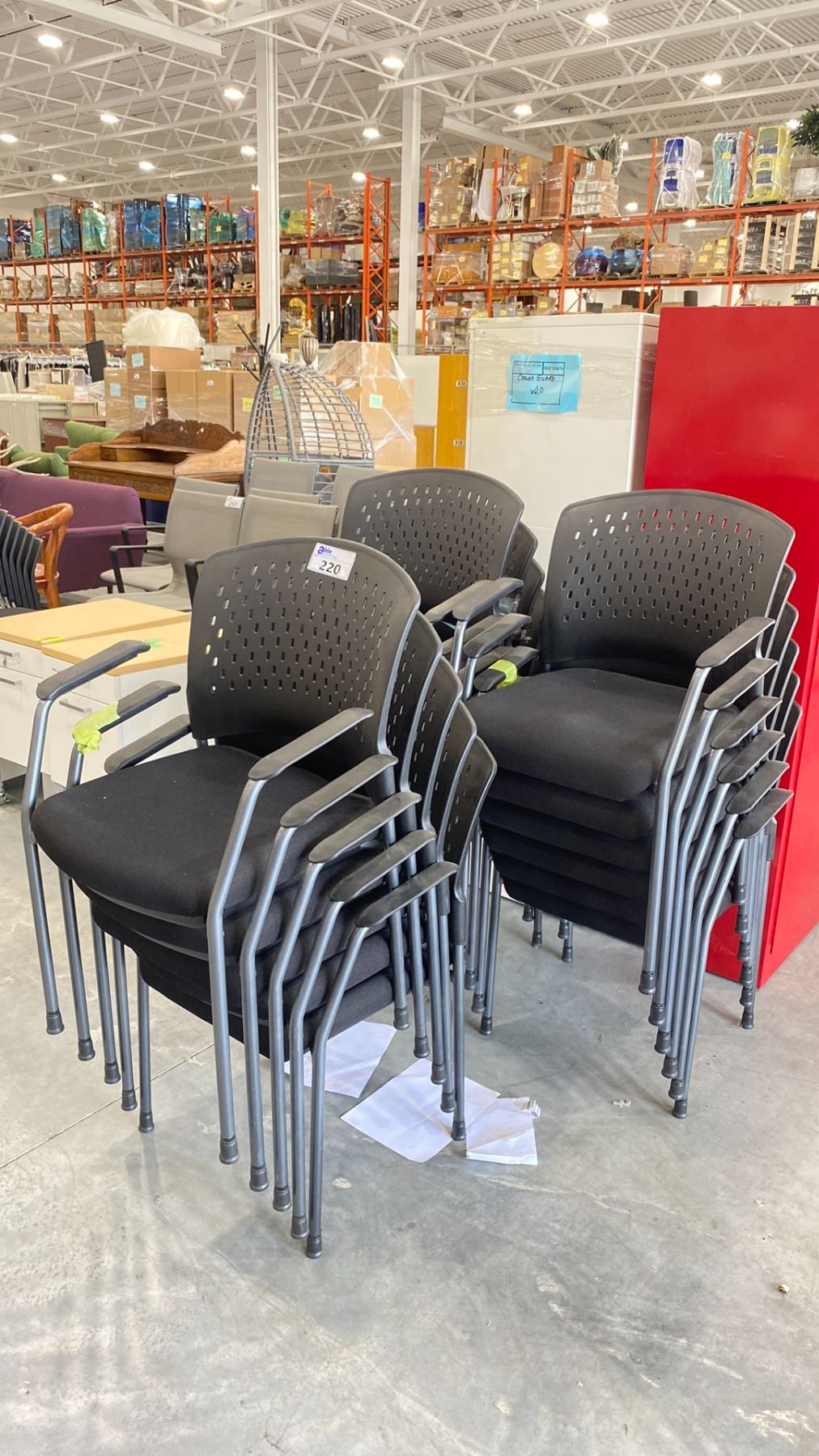 (17) STACKING CHAIRS - Able Auctions