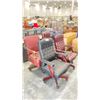 Image 1 : (4) ASSORTED STUFFED LEATHER ROLLING OFFICE CHAIRS