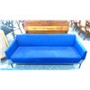 Image 1 : MODERN FABRIC SOFA WITH METAL BASE 71"L