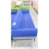 Image 3 : MODERN FABRIC SOFA WITH METAL BASE 71"L