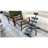 Image 1 : PAIR OF CHAIR BASES & LEIKE CORE FITNESS CHAIR