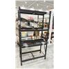 Image 2 : METAL RACK WITH SHELVES 39" X 18" X 72"H