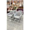 Image 1 : 4 FABRIC CHAIRS