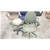 Image 2 : ( 4 ) ASSORTED OFFICE CHAIRS & 1 STOOL
