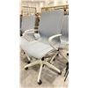 Image 2 : ( 4 ) GREY & BLUE ERGONOMIC OFFICE CHAIRS