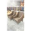 Image 1 : ( 2 ) RATTAN LOOK OUTDOOR PATIO CHAIRS WITHOUT CUSHIONS