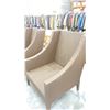 Image 2 : ( 2 ) RATTAN LOOK OUTDOOR PATIO CHAIRS WITHOUT CUSHIONS