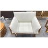 Image 2 : MODERN OUTDOOR PATIO CHAIR WITH WHITE CUSHIONS