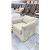 Image 1 : BEIGE UPHOLSTERED ARMCHAIR