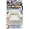 Image 2 : BEIGE UPHOLSTERED ARMCHAIR