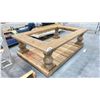 Image 3 : WOODEN TABLE - APPROX. 60"W X 40"D X 19"H