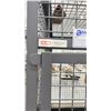Image 3 : ULINE GREY METAL LOCKING STORAGE CRATE - APPROX. 48"W X 48"D X 90"H