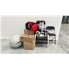 Image 1 : FIRST AID SUPPLIES INCLUDING - FIRST AID CHAIR, FIRST AID KIT, 4 BOXES OF FIRST AID SUPPLIES,