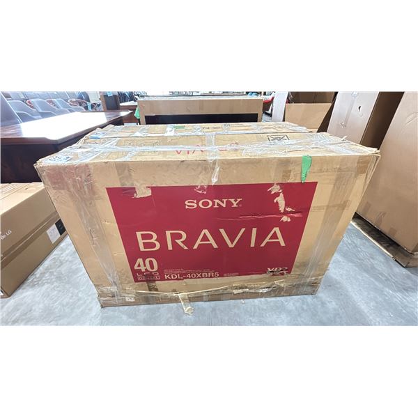 SONY BRAVIA KDL-40XBR5 40" TELEVISION *MAY BE MISSING POWER CORD & OR REMOTE*