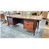Image 1 : MID CENTURY DANISH MODERN ROSEWOOD DESK (MADE IN DENMARK) - APPROX.