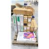 Image 1 : PALLET OF ASSORTED MONITORS (MAY BE MISSING POWER CORDS & STANDS