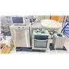 Image 1 : PALLET OF ASSORTED ITEMS INCLUDING; DISHWASHER, RANGE HOOD, SINGLE WALL OVEN, MICROWAVE & MORE