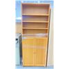 Image 1 : WOOD 2 DOOR CABINET 31" X 11" X 80"