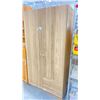 Image 2 : 2 DOOR 2 DRAWER WARDROBE CABINET 38" X 22" 74"H