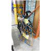 Image 2 : SHELF OF ASSORTED ITEMS INCLUDING; BENCH, WHEELCHAIR, TABLE & MORE