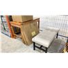 Image 3 : SHELF OF ASSORTED ITEMS INCLUDING; BENCH, WHEELCHAIR, TABLE & MORE