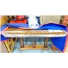 Image 2 : SHELF OF ASSORTED ITEMS INCLUDING; TABLE, PIANO, WASHER & DRYER & MORE