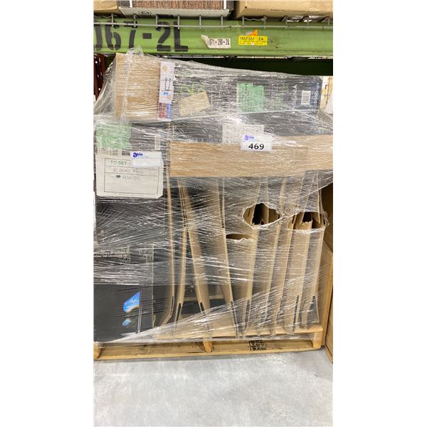 PALLET OF ASSORTED MONITORS (MAY BE MISSING POWER CORDS & STANDS