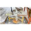 Image 1 : PALLET OF ASSORTED ITEMS INCLUDING; POTTERY TABLE & ASSORTED SHOW PROPS