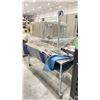Image 1 : 2 ASSORTED STAINLESS STEEL PORTABLE TABLES, STAINLESS STEEL PORTABLE RACK & MORE