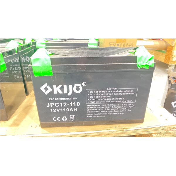 KIJO LEAD CARBON BATTERY JPC12-110 12V 110AH