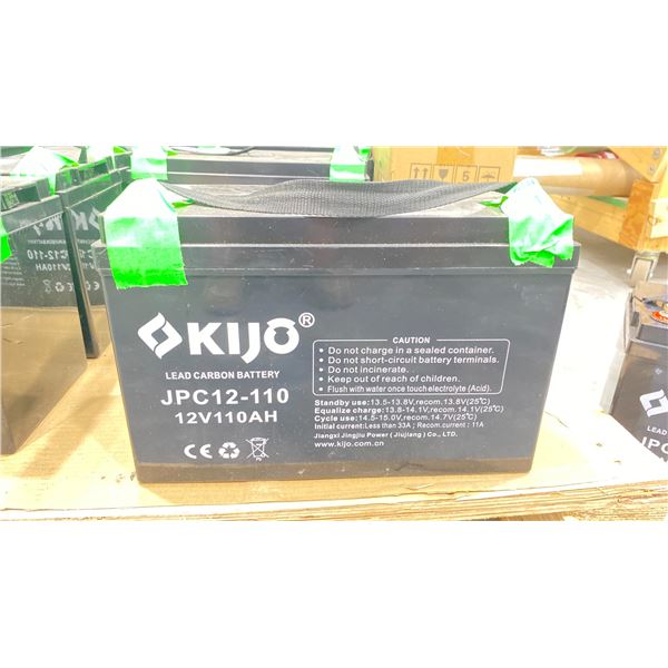KIJO LEAD CARBON BATTERY JPC12-110 12V 110AH
