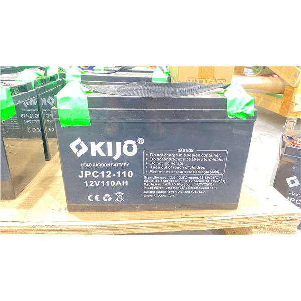 KIJO LEAD CARBON BATTERY JPC12-110 12V 110AH