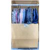 Image 2 : WARDROBE BOX OF ASSORTED CLOTHING (BOX AND ALL CONTENTS MUST BE TAKEN)
