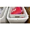 Image 3 : LARGE BOX OF LAUNDRY BASKETS & ASSORTED BAGS